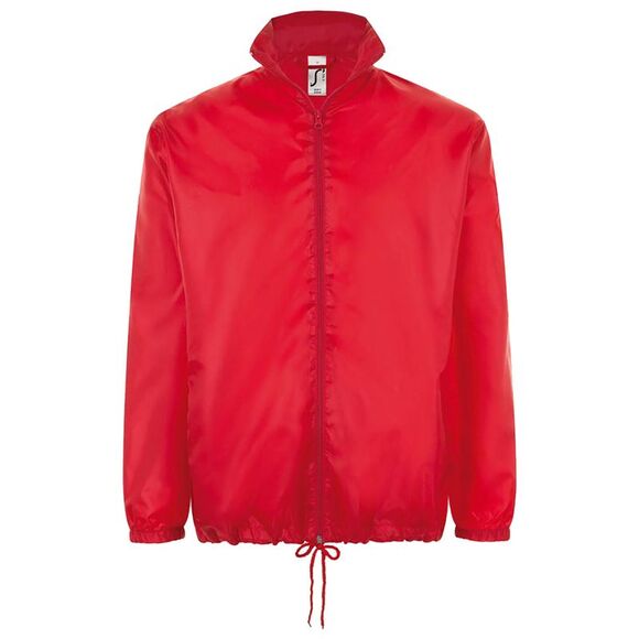 SOLS Unisex Shift Showerproof Windbreaker Jacket / Red - Picture 1 of 4